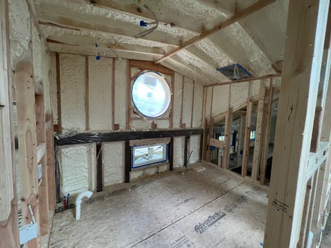 Interior framing during new construction